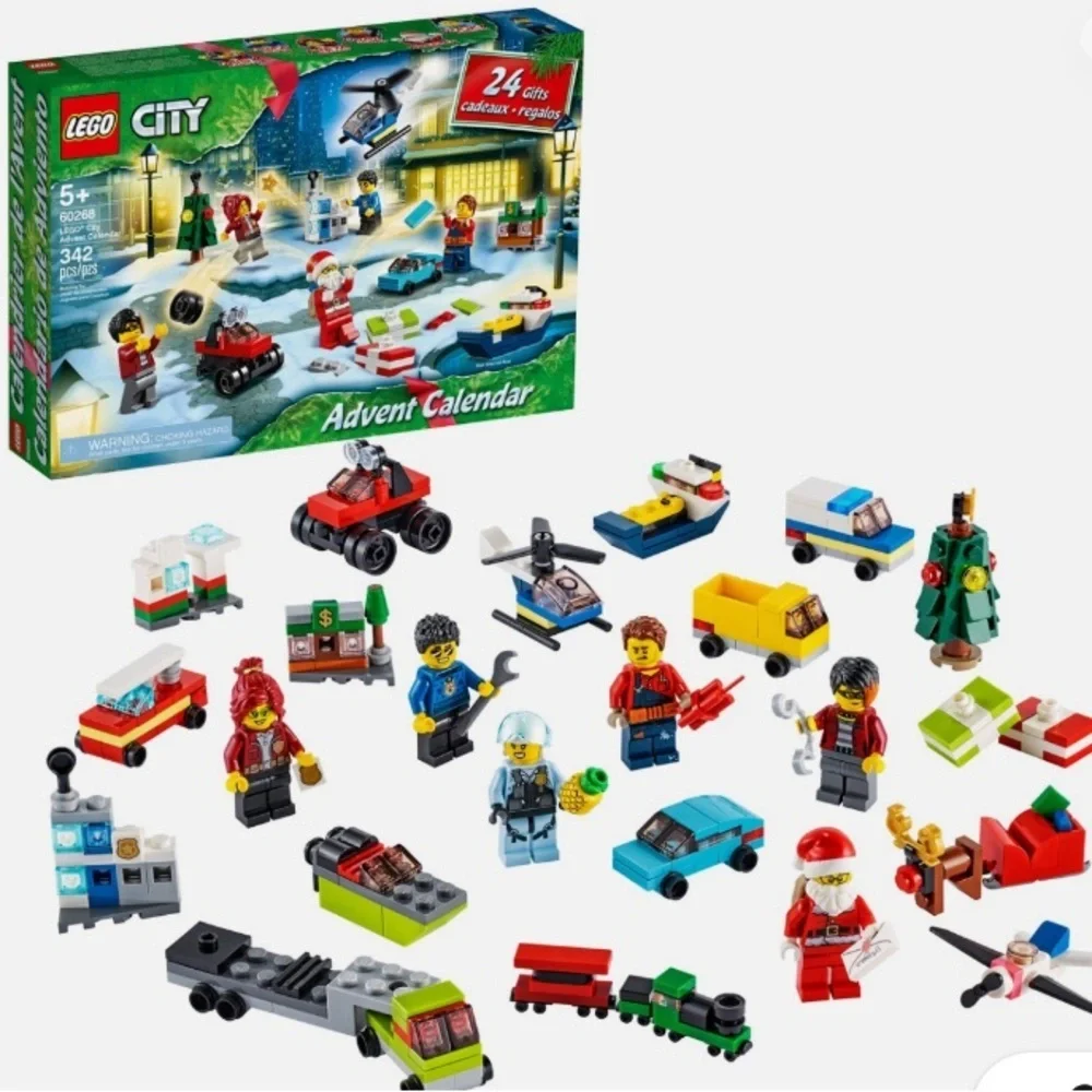 Lego city advent calendar number 60268 342 pieces NWT IN BOX